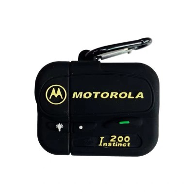 Designer 3D Cartoon silicone for Motorola BB pager shockproof keychain charging for airpods pro case